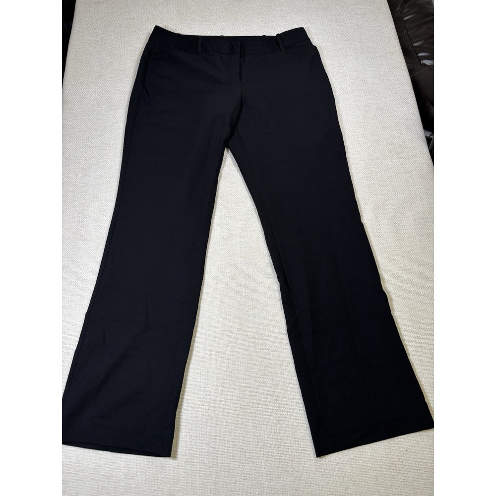 Worthington Black Dress Pants Womens Size 10 Curvy Fit Perfect Trouser